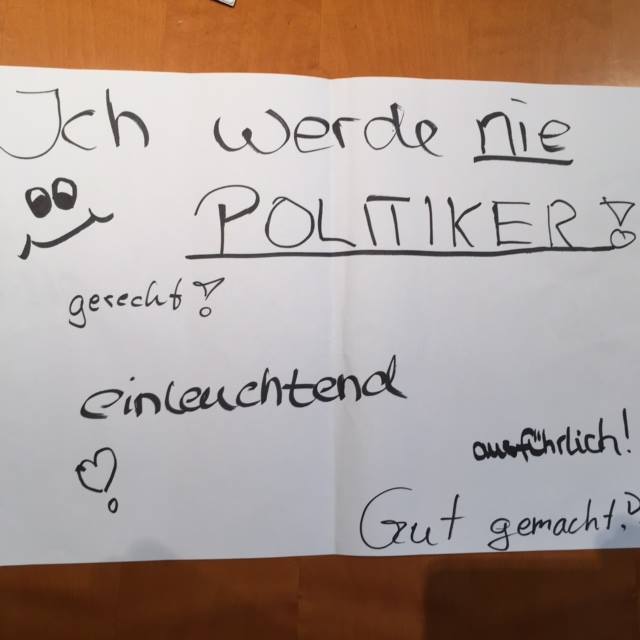 Statement Schülergruppe Apolda