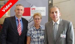 SCL; Ute Thurnes, Betriebsratsvorsitzende von Starthilfe Sondershausen e.V.; Wolfgang Demel, Betriebsrat VHS-Bildungswerk Roßleben