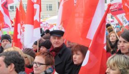 Beim Equal-Pay-Day am Brandenburger Tor