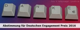 Deutscher Engagementpreis 2016 - Foto: S. Hofschlaeger  / pixelio.de